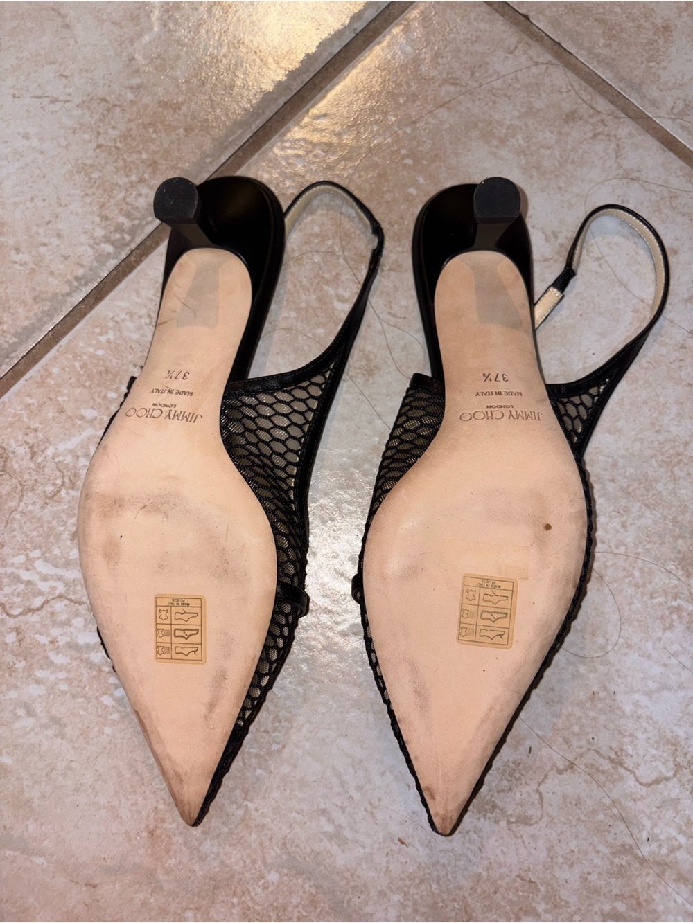 Jimmy Choo Amita 45 slingback pumps - Picture 4 of 5